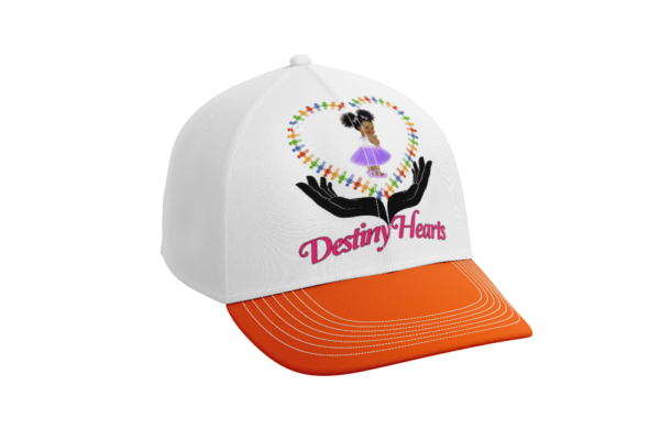 Orange & White Baseball Cap