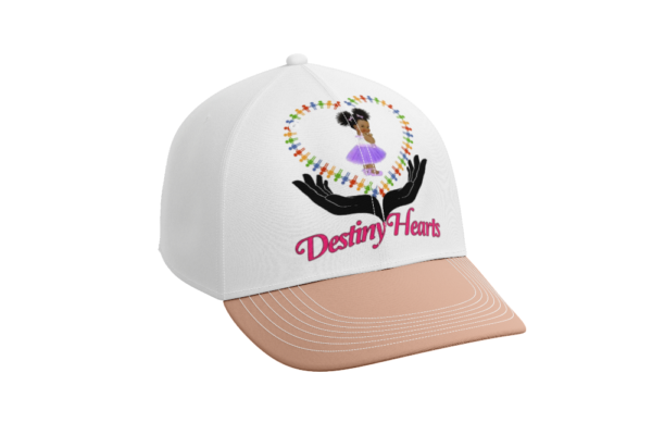 Cream & White Baseball Cap