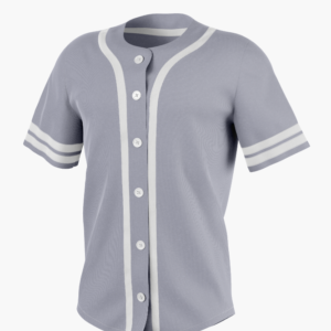 Grey & White Baseball Jersey