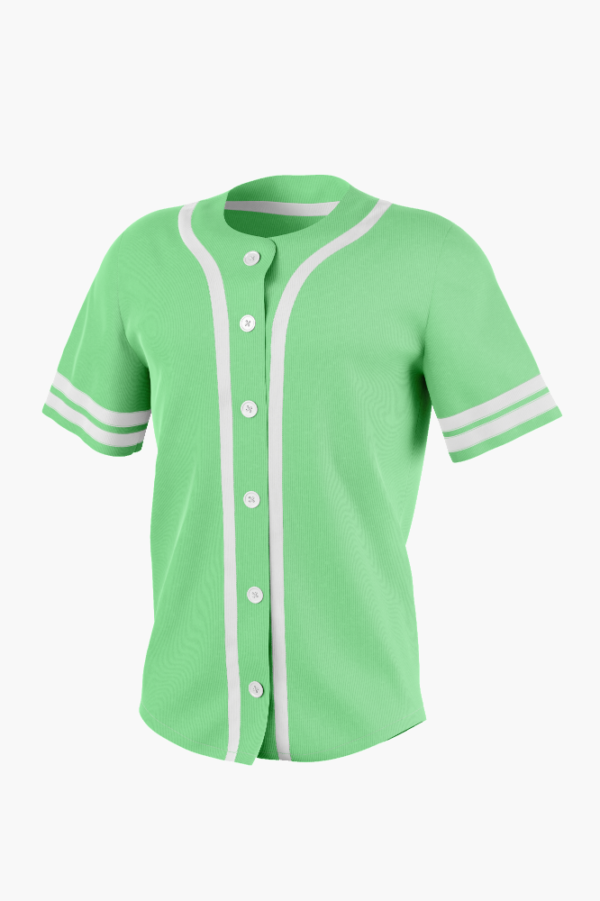Baby Green & White Baseball Jersey
