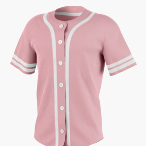 Baby Pink & White Baseball Jersey