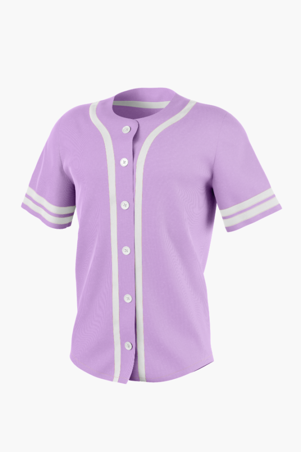 Baby Purple & White Baseball Jersey