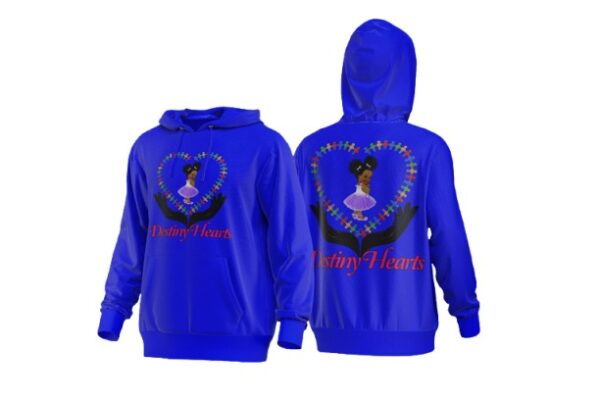 Blue Woman Hoodies