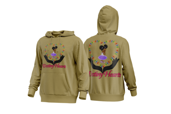 Two Cream & Dark lime brown Hoodies