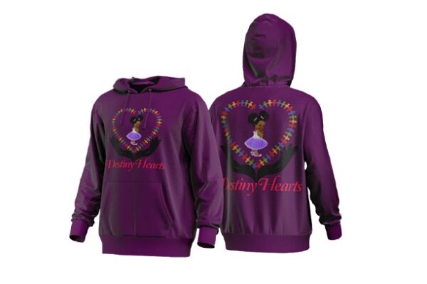 Purple Woman Hoodies