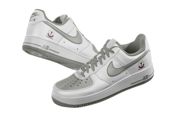 Grey Nike Air Force 1 Shoe