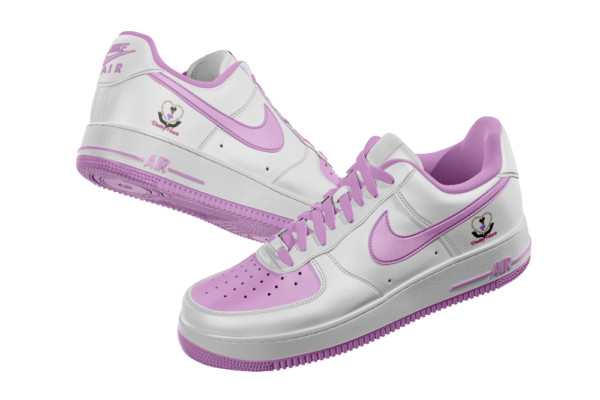 Baby Pink Nike Air Force 1 Shoe